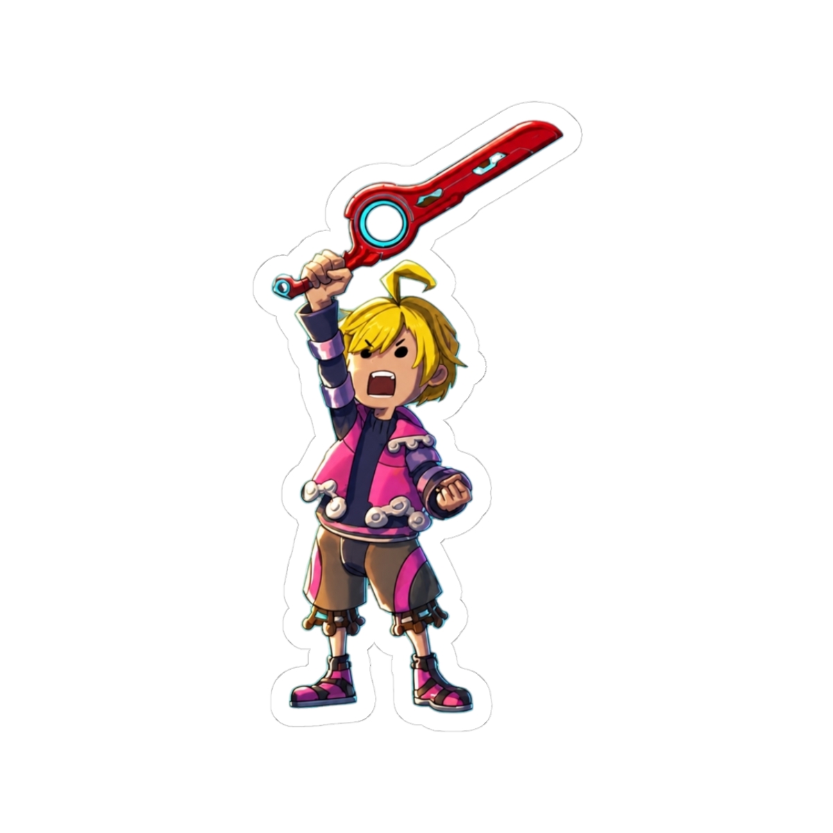 Xenoblade Shulk Sticker | Xenoblade Chronicles