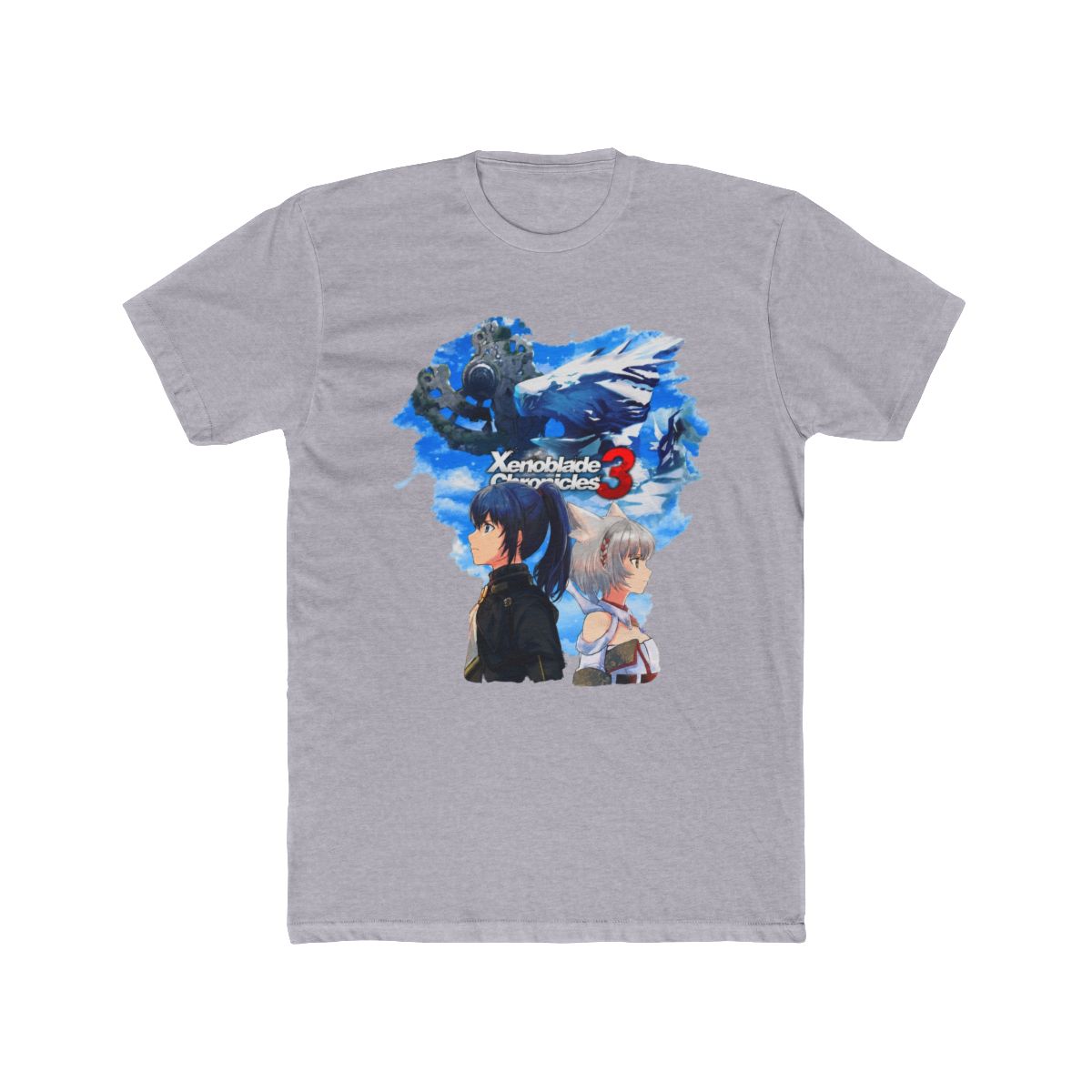 PAJOMLAG Xenoblade Chronicles 3 Merch Tee T Shirt Spring Summer Men/Women Street Clothes Shirt Streetwear Kawaii Tshirt, Hl09082, XX-Large - alternate angle 4, merchandise