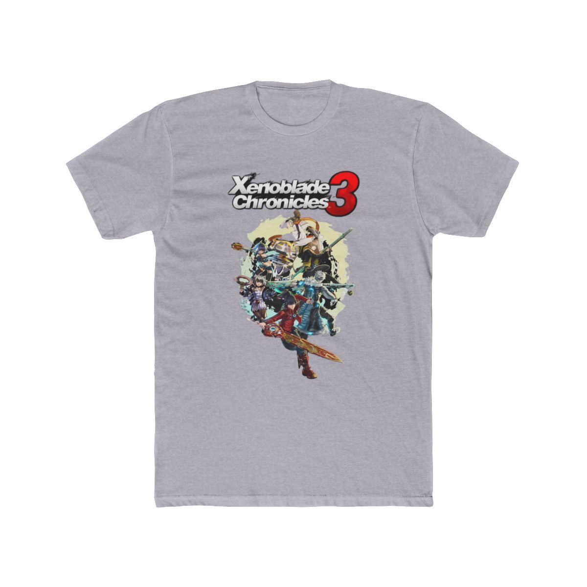 Xenoblade Chronicles All Times Of Game Mineral Wash T-Shirts - alternate angle 3, merchandise